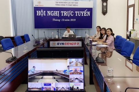 EVNGENCO 2 tổ chức Hội nghị Giao ban trực tuyến về công tác truyền thông năm 2019