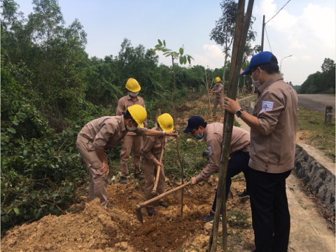 Công ty Thủy điện Quảng Trị hưởng ứng Tết trồng cây  "Đời đời nhớ ơn Bác Hồ"