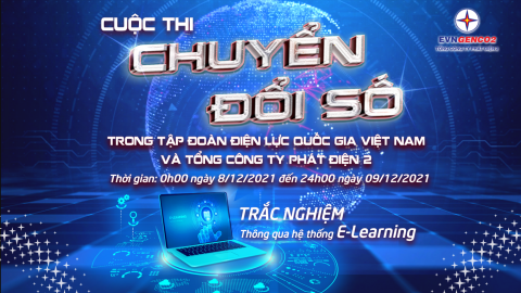 EVNGENCO2 tổ chức các cuộc thi về chuyển đổi số: sinh động, thiết thực