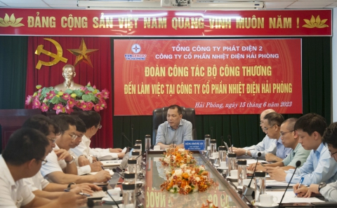 Bộ Công Thương làm việc tại Nhiệt điện Hải Phòng