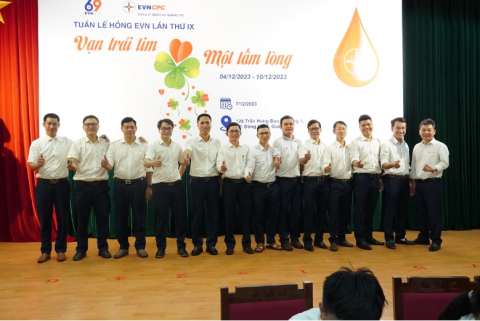 CBCNV Công ty TĐQT tham gia hiến máu Tuần lễ hồng EVN lần thứ IX