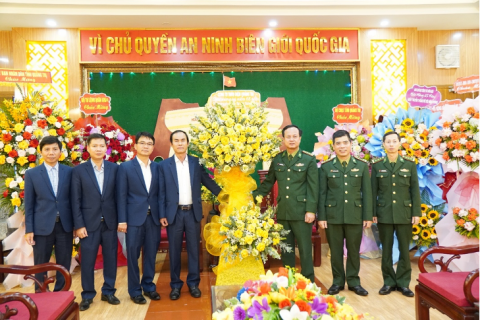 Thủy điện Quảng Trị thăm và chúc mừng ngày Truyền thống Bộ đội Biên phòng Việt Nam