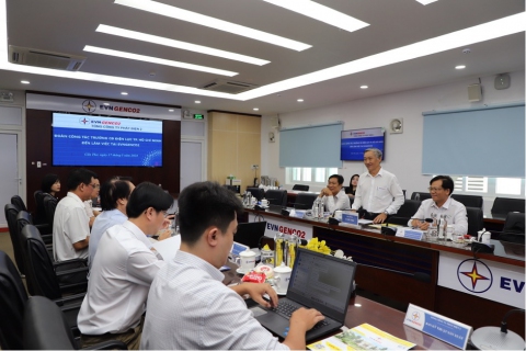 Cao đẳng Điện lực TP. Hồ Chí Minh cùng EVNGENCO2 trao đổi kế hoạch đào tạo năm 2024