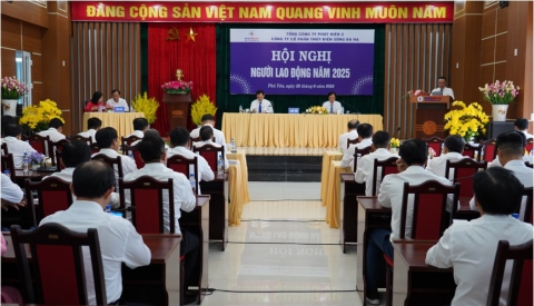 Công ty Cổ phần Thủy điện Sông Ba Hạ tổ chức thành công Hội nghị người lao động năm 2025