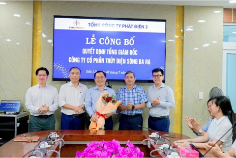 Công ty Cổ phần Thủy điện Sông Ba Hạ công bố Quyết định bổ nhiệm Tổng Giám đốc