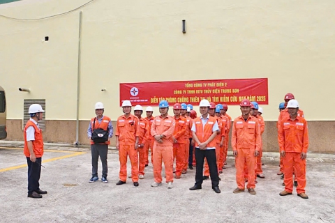 Thủy điện Trung Sơn: Chủ động ứng phó an toàn mùa mưa bão 2025