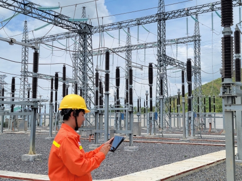 dung Ipad kiem tra thong so thiet bi Tram 220kV Van Phong 20220405162713616