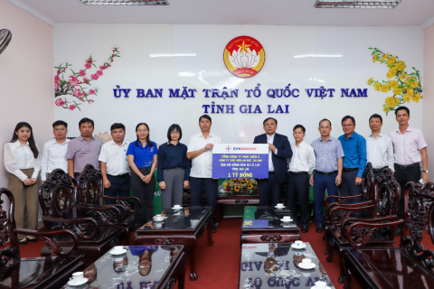 Tổng công ty Phát điện 2 trao 08 tỷ đồng hỗ trợ tỉnh Đắk Lắk và Gia Lai khắc phục hậu quả thiên tai