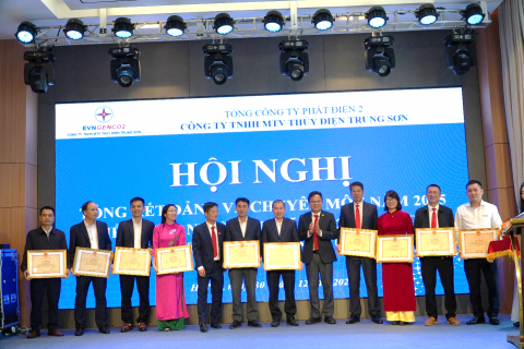 Thủy điện Trung Sơn đạt 1,166 tỷ kWh năm 2025, tổng kết công tác và triển khai nhiệm vụ năm 2026