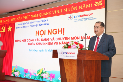 Hội nghị Tổng kết công tác Đảng và chuyên môn năm 2025, triển khai nhiệm vụ năm 2026 tại Công ty Thủy điện Sông Bung