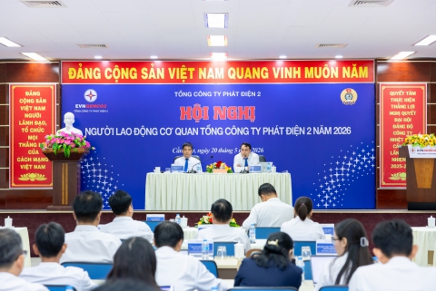 Hội nghị Người lao động Cơ quan Tổng công ty Phát điện 2 năm 2026: phát huy dân chủ – đồng hành phát triển