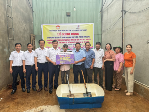 TMP xây dựng Nhà Đại Đoàn Kết tại phường Phước Long, TP. Đồng Nai.