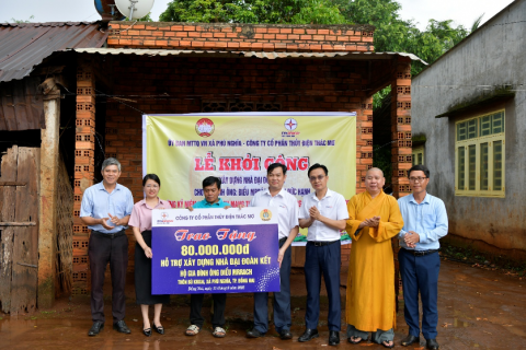 Công đoàn TMP trao gửi yêu thương, chung tay xây dựng Nhà Đại Đoàn Kết tại xã Phú Nghĩa, TP. Đồng Nai