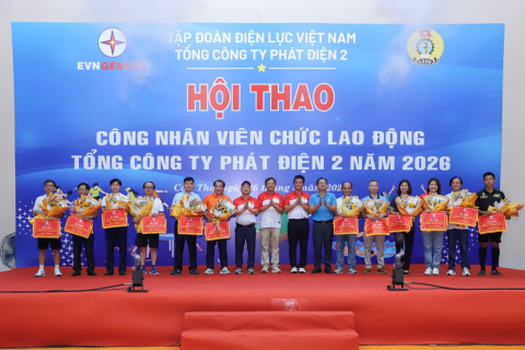 Gần 380 vận động viên tranh tài tại Hội thao CNVCLĐ Tổng Công ty Phát điện 2