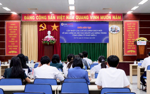 EVNGENCO2 cập nhật chính sách bảo hiểm xã hội, nâng cao năng lực thực hiện chế độ cho người lao động