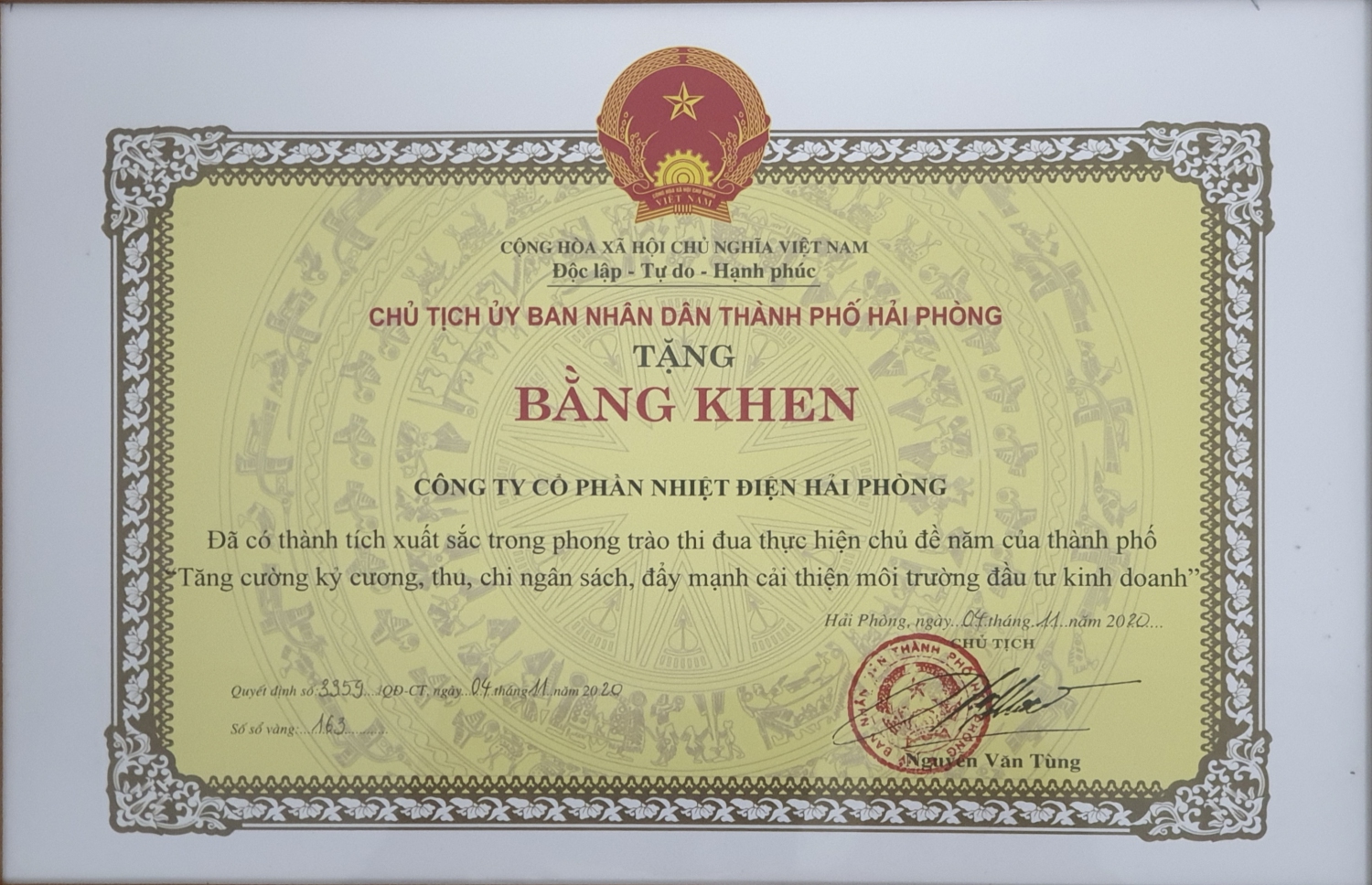 bằng khen